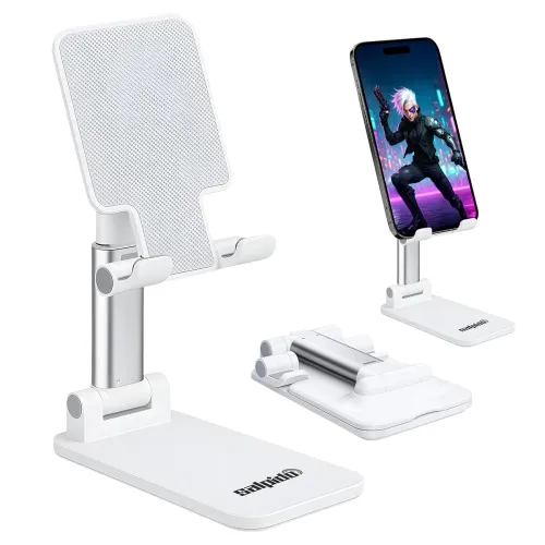 Image of SL-22 Adjustable Mobile Stand for Desk, Folding Mobile Stands, Portable and Flexible Mobile Holder with Universal Compat