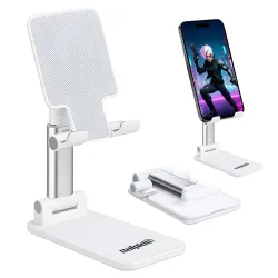 SL-22 Adjustable Mobile Stand for Desk, Folding Mobile Stands, Portable and Flexible Mobile Holder with Universal Compat