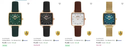 Image of Slazenger Women's Wrist Watches at minimum 70% Discount