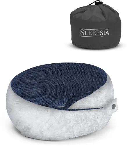 Image of Sleepsia Snoozing Travel Neck Pillow Memory Foam