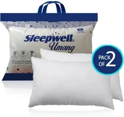 Sleepwell Microfibre Solid Sleeping Pillows (2)