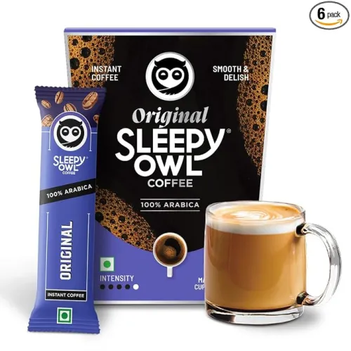 Image of Sleepy Owl Original Freeze Dried Instant Coffee 2g * pack of 60