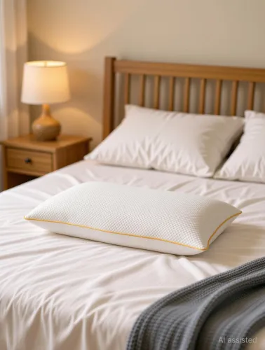 Image of SleepyCat Memory Foam Orthopaedic Pillow Pack of 1 Solid SoftTouch Regular