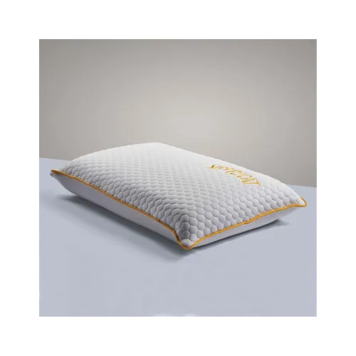 Image of SleepyCat Memory Foam Orthopaedic Pillow Pack of 1 Solid Bamboo Fabric Standard