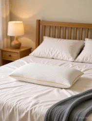 SleepyCat Memory Foam Orthopaedic Pillow Pack of 1 Solid SoftTouch Regular