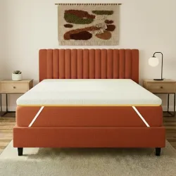 SleepyHug OrthoSoft Plus HR Foam Mattress Topper 2-Inch Queen