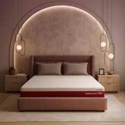 SleepyHug Senior Mattress for Elderly Parents 6-Inch Natural Latex Mattress 72x60x6 Inch 