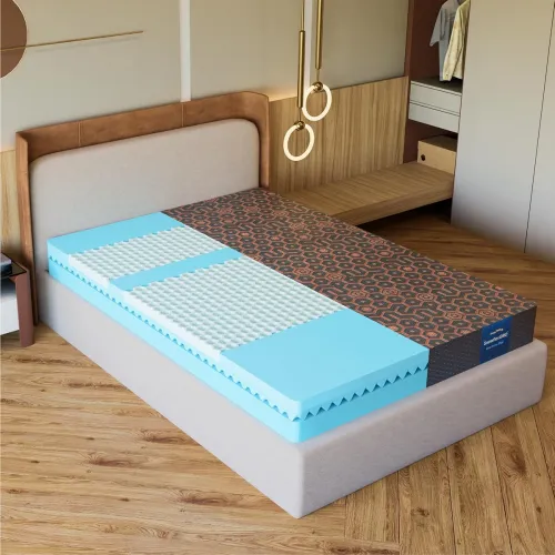 Image of SleepyHug SnowFlexGRID Dual Ortho Mattress (78x72x6)