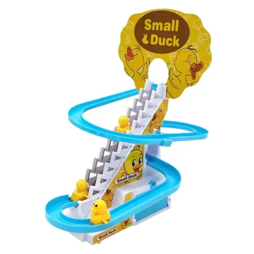 Image of Crackles Sliding Ducks Chasing Race Slide Game Set with Lights & Music