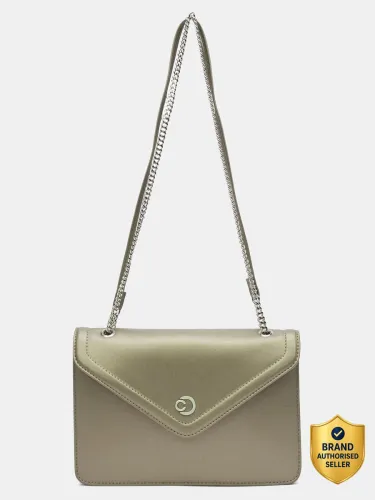 Image of Caprese Rory Sling Medium Gunmetal Bag for Women Sling Bag (Grey, 2.52 L)