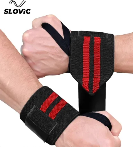 Image of SLOVIC Heavy-Duty Wraps for Gym Wrist Support 