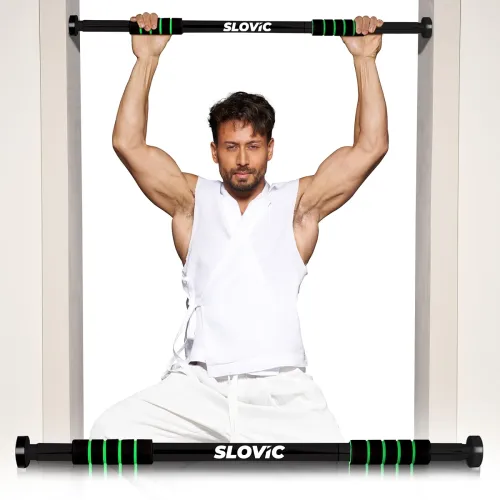 Image of Slovic Pull Up Bar for Home for Kids & Adults [100 KG] | Anti-Skid Grip