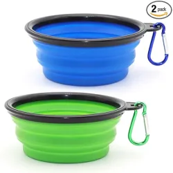 SLSON Silicone Collapsible Dog Bowl