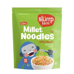 SLURRP FARM Little Millet Noodles No Maida,Not Fried,192 G,Vegetarian,0.42328754304 grams