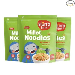 Slurrp Farm No Maida Millet Noodles Pack of 3-192g Each
