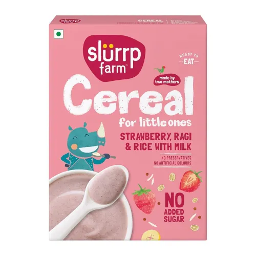Image of Slurrp Farm Ragi Rice Strawberry Cereal 200g