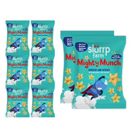 Image of Slurrp Farm Healthy Snacks for Kids Po8, 20g Each