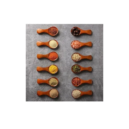 Image of Small Wooden Salt Spoon - 12 Pack