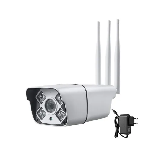 Image of smars ® 2-Way Audio 1080P HD Ethernet Wireless Wi-Fi 4G SIM Card Bullet Outdoor ONVIF CCTV Security IP Camera with SD Ca