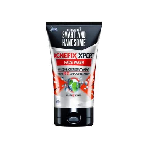 Image of Smart And Handsome Acnefix Xpert Face Wash 100g | Anti-Acne, Non-Irritant Formula, No Added Colors/Fragrance, Works From