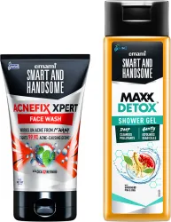 Smart and Handsome Anti-Acne & Detox Face Wash 50g +Shower Gel
