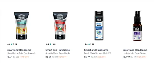 Image of Smart and Handsome Products up to 70% Discount