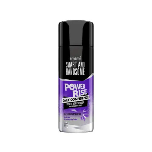 Image of Smart And Handsome Power Rise Daily Confidence Perfumed Body Spray For Day Long Freshness, 150ml, Dermatologically Teste