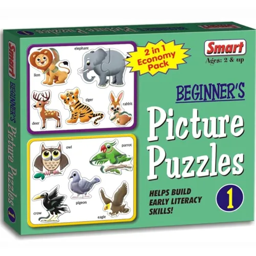 Image of Smart Kid - 1102 Beginner's Picture Puzzles - 1 (Multi-Color, 5 Pieces)