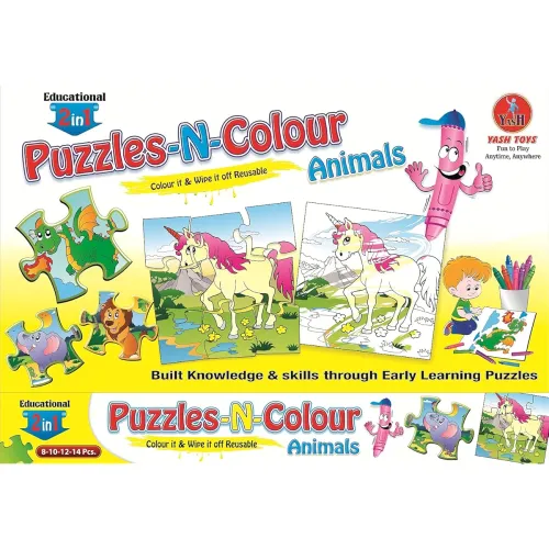 Image of Smart Picks 2-in-1 Birds Puzzle Colour Activity Kit