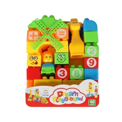 Smart Picks 40 Pieces Block Set for Boys and Girls (Multicolour)