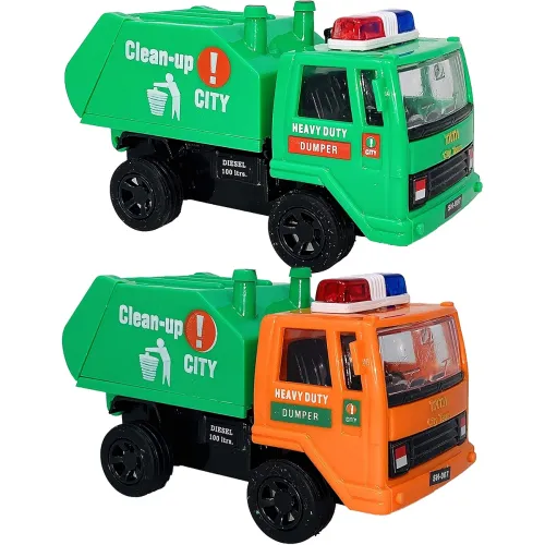 Image of Smart Picks Clean Up City Vehicle Display Piece Pull Back Toy for Kids