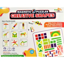 Smart Picks Magnetic Creative Shapes 1 Puzzle for Kids, 58 Pieces