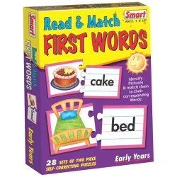 Smart Read & Match First Words Puzzle for Children 4 Years+