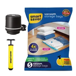 Smart Saver Polypropylene Vacuum Compression Bags|Vacuum Storage Bags|Vacuum Bags For Travel|Space Saver Vacuum Bags