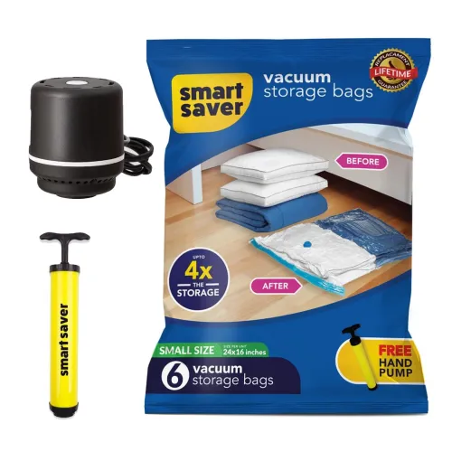 Image of Smart Saver Vacuum Compression Bags (Set of 6)