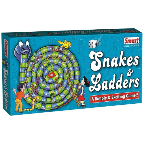 Image of Smart Snakes and Ladders Playing Games for Kids, Multi