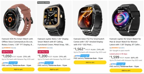 Image of Smart Watches at minimum 65% Discount