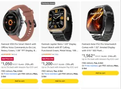 Smart Watches at minimum 70% Discount