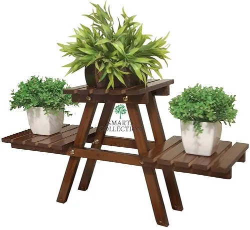 Image of Smarts collection Wooden Plant Stand 