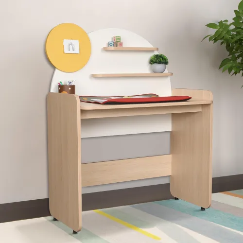 Image of Smartsters Sunshine Kids Study Table with Pin-Up Board