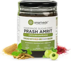 Smartveda Prash Amrit - Sugar Free Chyawanprash 500g, For All Age Groups, Immunity Booster (500 g)