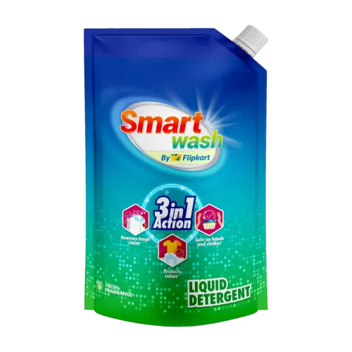Image of Smart Wash by Flipkart 3 In1 Action Fresh Liquid Detergent (1 L)