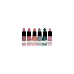SMC Fabia Shine Bright Glossy Nail Polish Combo Set of 6