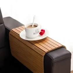 SMILEDRIVE® Sofa Armrest Tray 18x12 Inches - 1 Unit