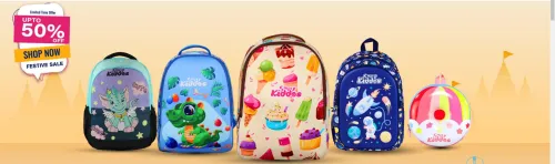 Image of SMILYKIDDOS Sale : Up to 50% off on School Bags 
