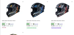 SMK Motorbike Helmet Minimum 60% Discount