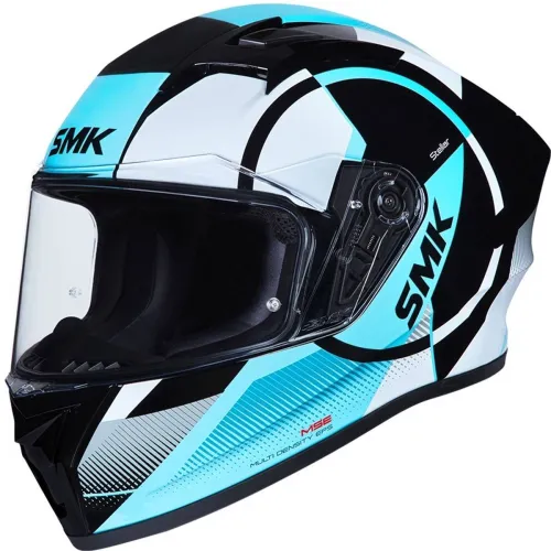 Image of SMK Sports Faro Motorbike Helmet (Multicolor)
