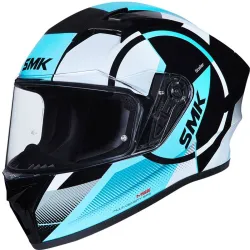 SMK Sports Faro Motorbike Helmet (Multicolor)
