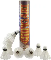 SMT CHINGARI White Feather Shuttle - White (Fast, 79, Pack of 10)