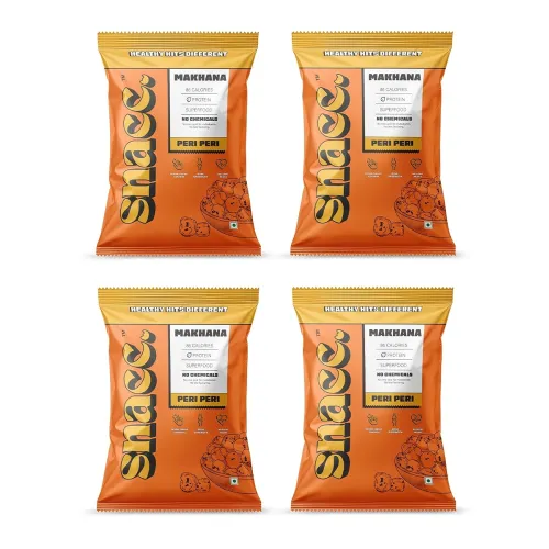 Image of Snacc Peri Peri Makhana 18 g small pocket (Pack of 4)
